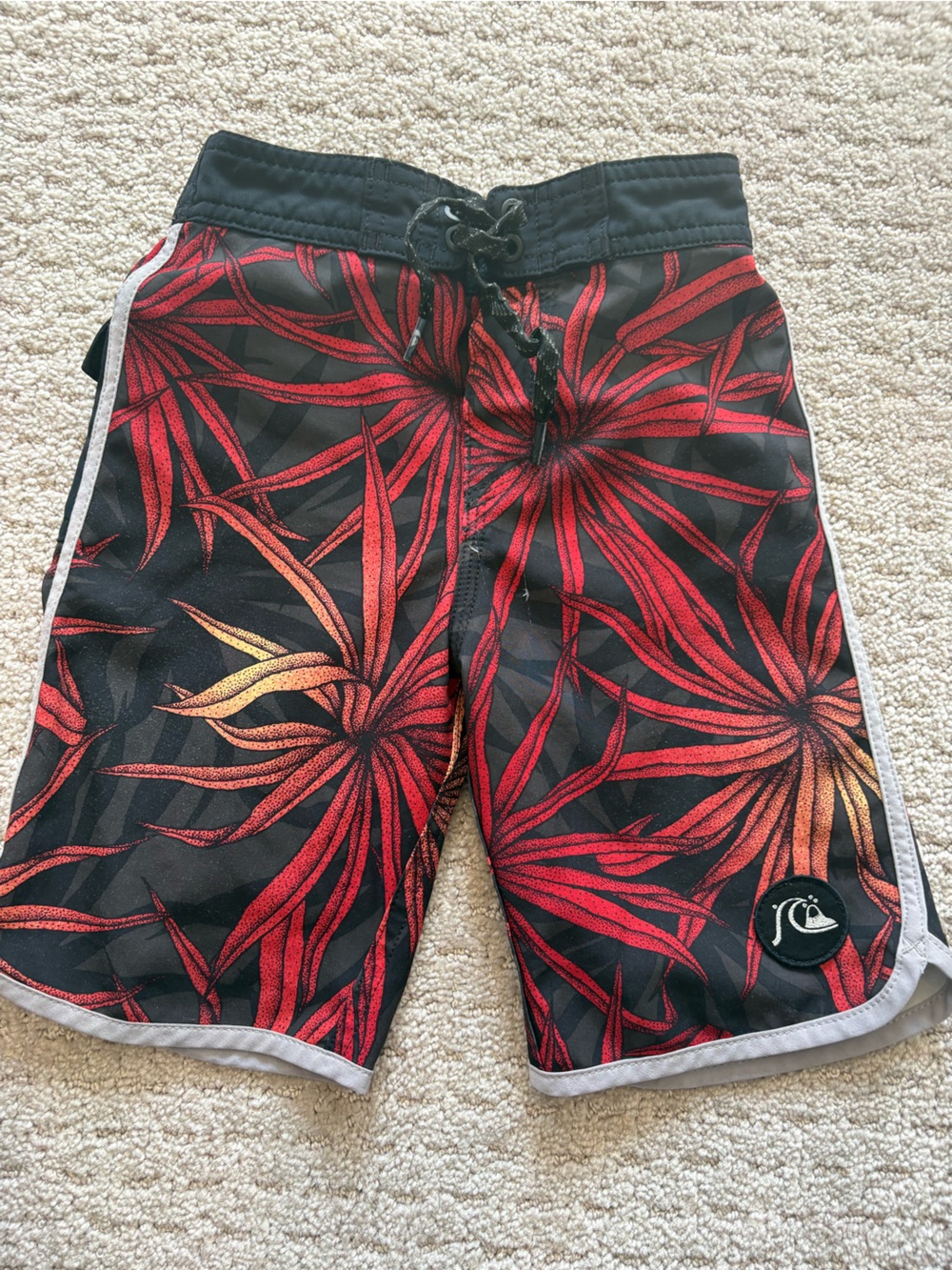 Boys Size 5 Quicksilver Swimsuit Board Shorts Swim Trunks Surf Pool Beach Summer